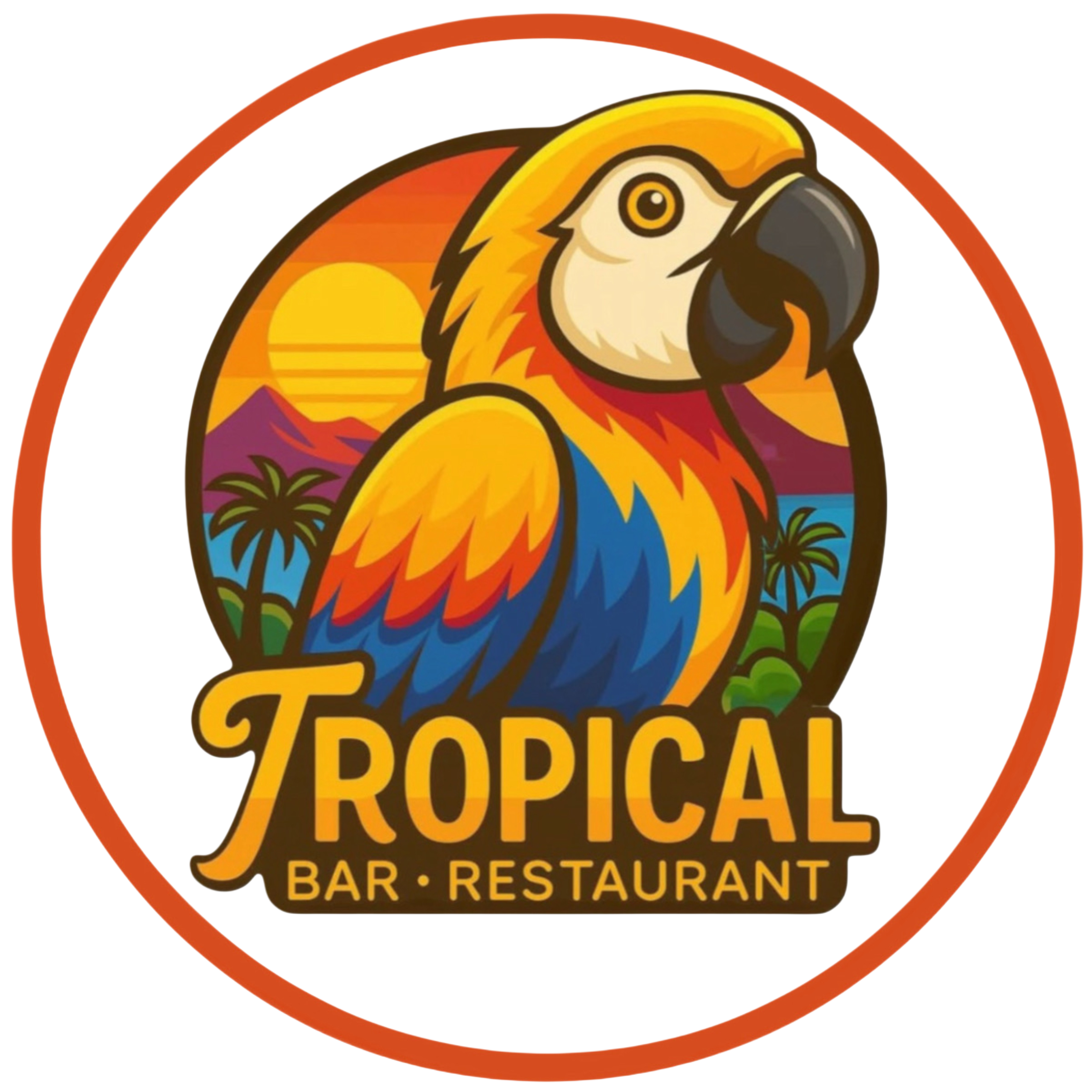 Tropical Bar Restaurant Logo